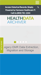 Mobile Screenshot of healthdataarchiver.com
