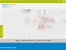 Tablet Screenshot of healthdataarchiver.com